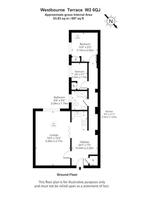 Cosy 2-Bedroom Flat Paddington London Eksteriør billede